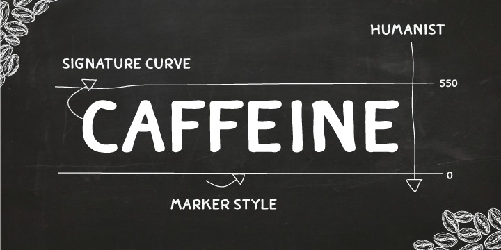Шрифт Caffeine